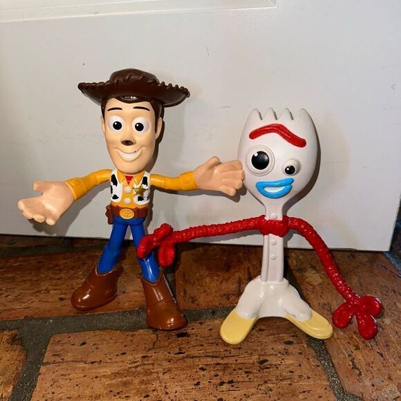 Toy Story woody forky bendable figures - Picture 1 of 3